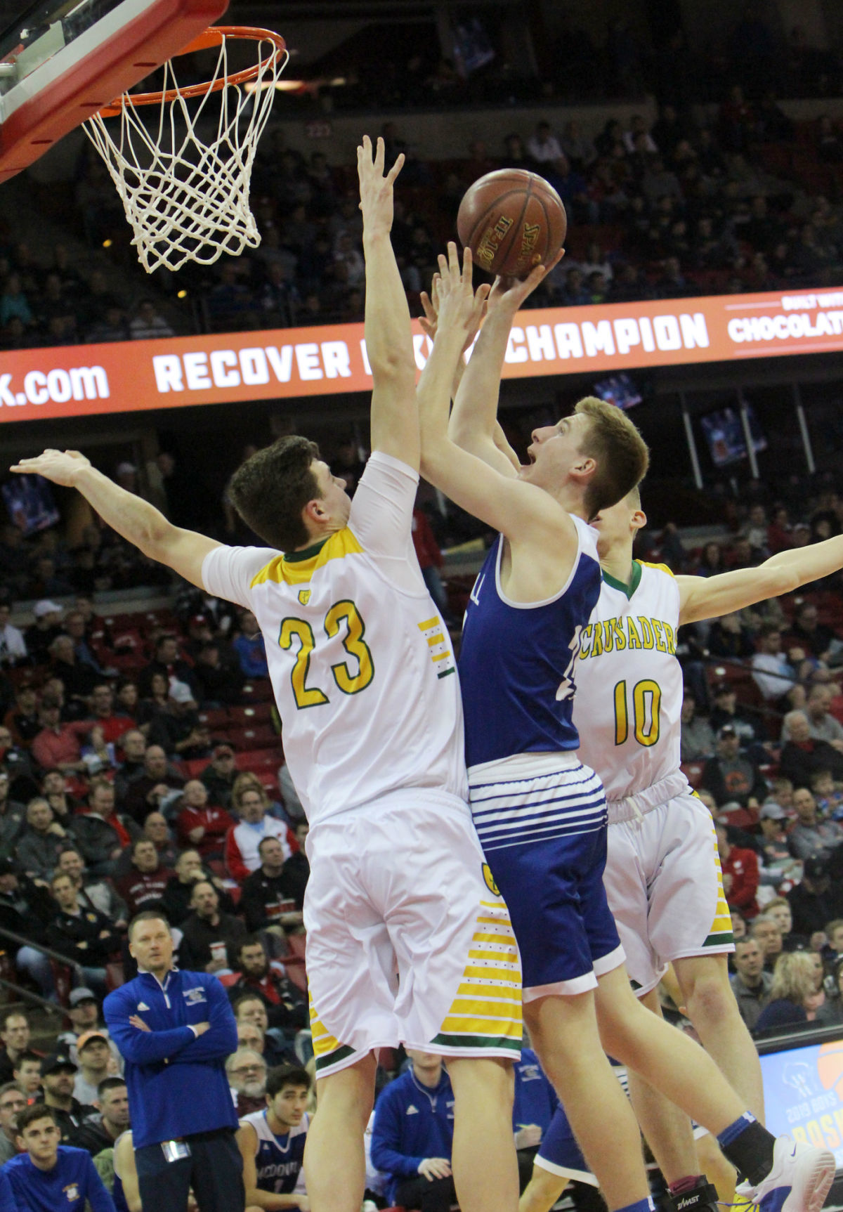 McDonell boys basketball vs Sheboygan Area Lutheran 3-15-19